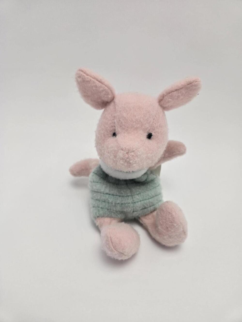 Disney Vintage Plush “Piglet” the Pig Bean Bag from Winnie the Pooh(5 inch)